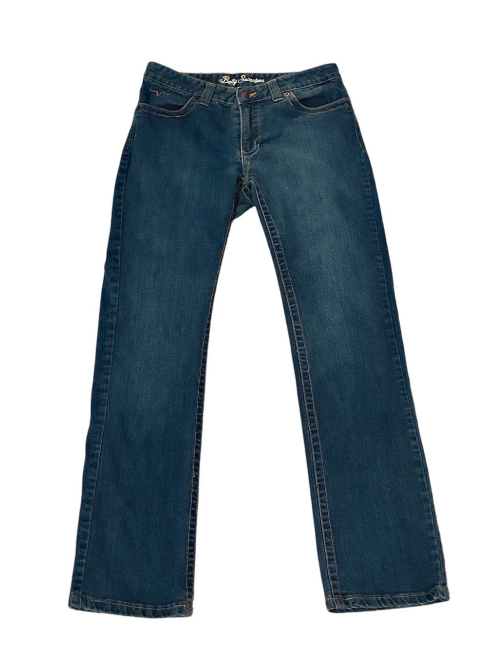 Kimes Ranch Betty Seventeen Women's Blue Denim Straight Leg Jeans Size 10/32